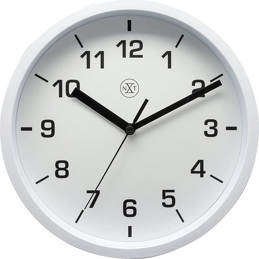 NeXtime Zegar ścienny Easy Small biały