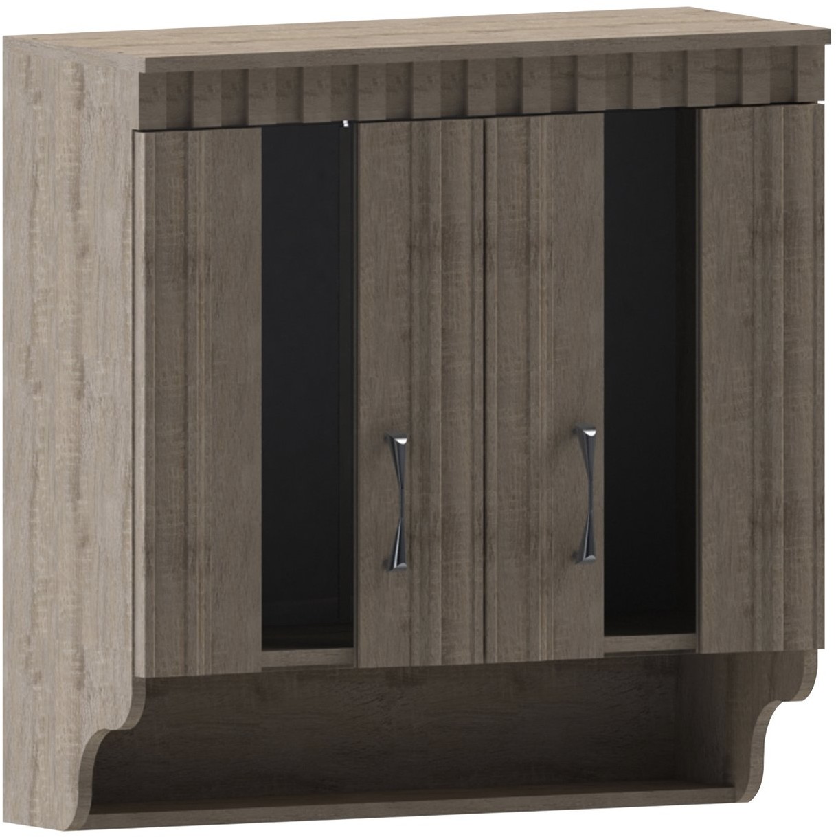 Black and White Style Szafka wisząca Olek WW80 dąb sonoma tabac