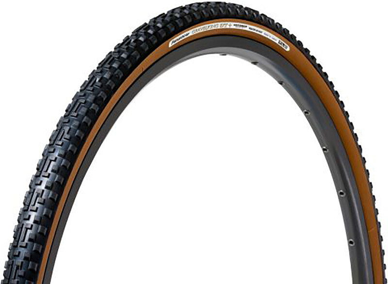Panaracer GravelKing EXT Plus Folding Tyre 700x38C TLC, black/brown 40-622 | 700x38C 2021 Opony szosowe 607635