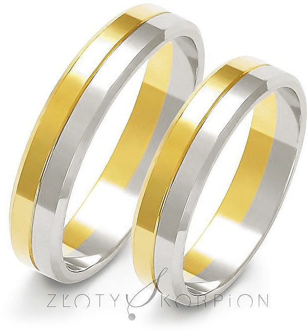 Złoty Skorpion Obrączki ślubne Złoty Skorpion wzór A-212 Au-A-212