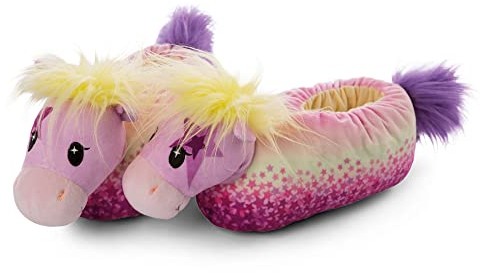 Nici Candydust Kapcie Pony rozmiar 38-41 (L) Ciepłe, pluszowe buty zwierzątka z antypoślizgową podeszwą dla chłopców, dziewcząt i dorosłych Podeszwa antypoślizgowa 47852