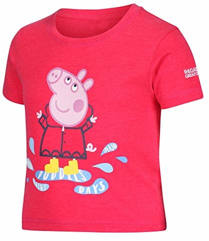 Regatta Unisex dziecięcy T-shirt Peppa Bright Blush 1 Year RKT126