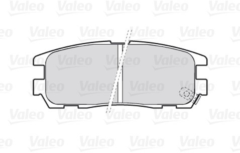 VALEO Klocki hamulcowe - komplet 301507