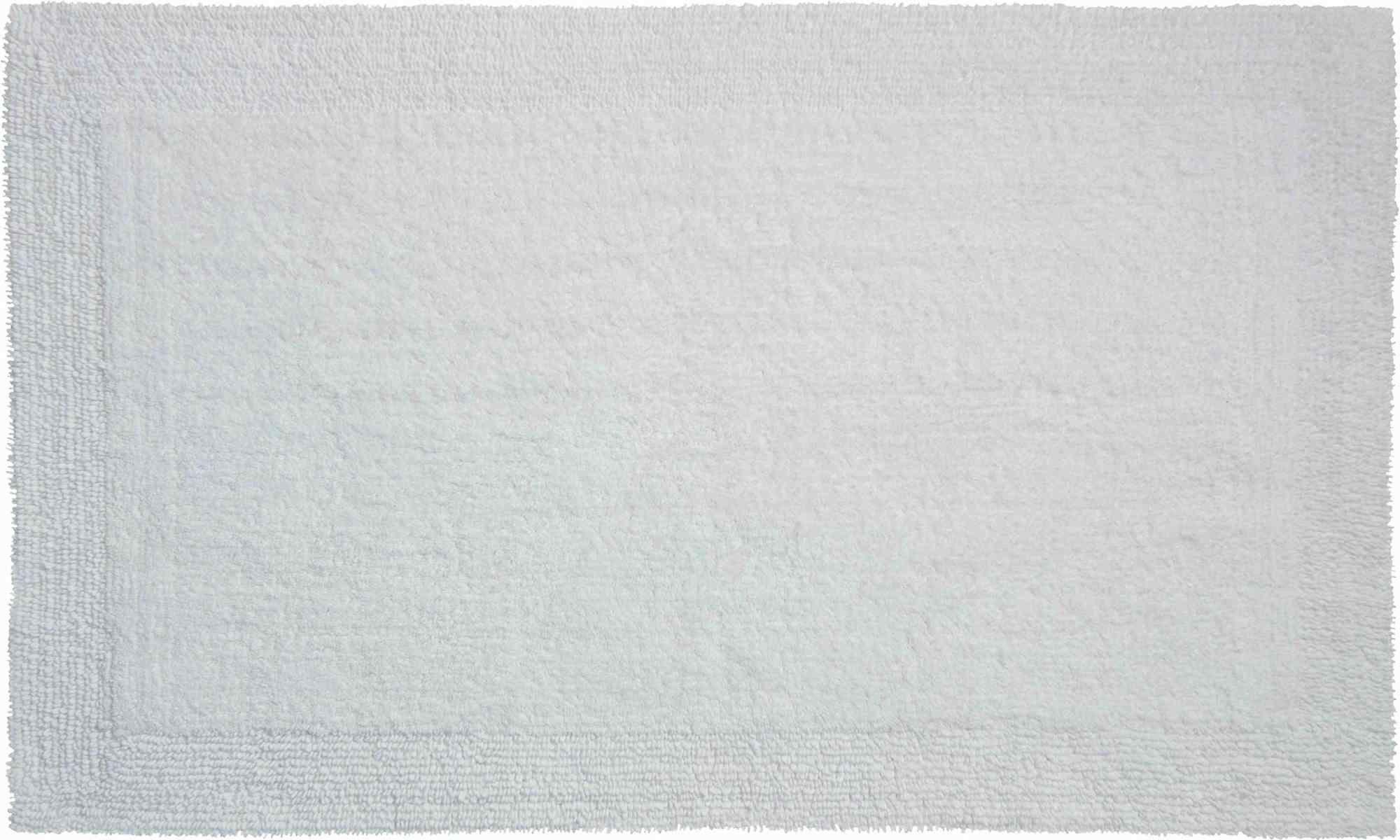 Grund Luksusowy bawełniany dwustronny dywanik łazienkowy LUXOR 60 x 100 cm biały