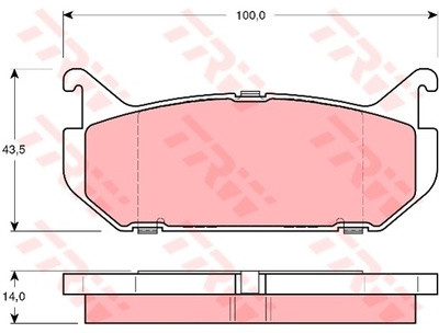 TRW KFZ Ausruestung GmbH) KFZ Ausruestung GmbH) GDB1140 GDB1140