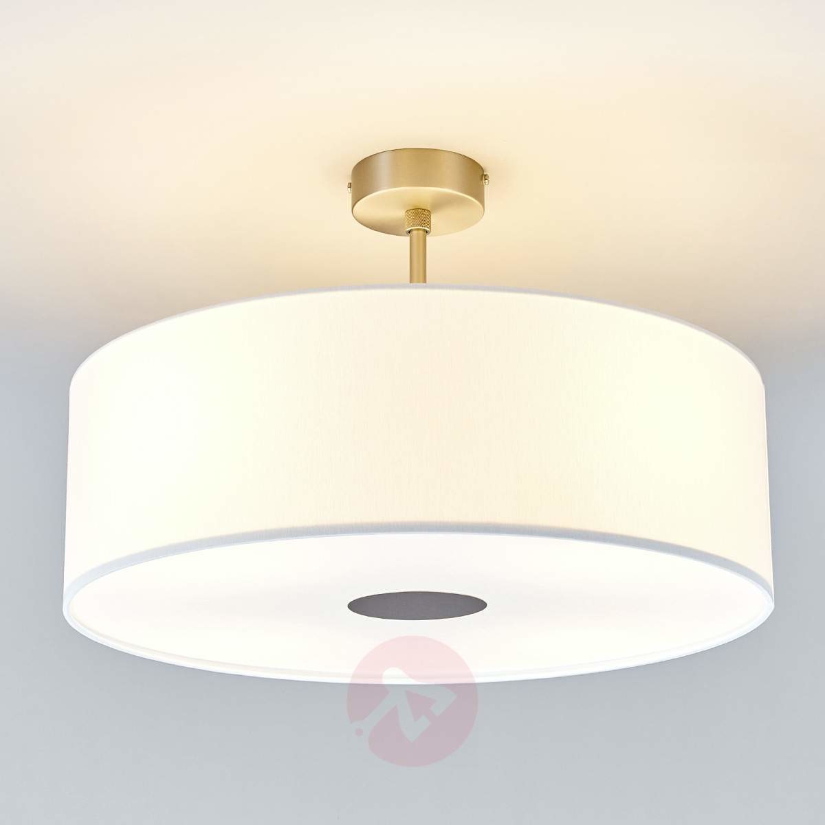 Lampenwelt Biała lampa sufitowa LED GALA - made in Germany