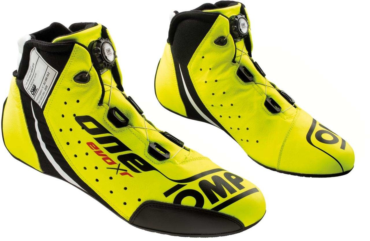 OMP Racing Buty wyścigowe ONE EVO X R żółte (FIA) IC/805E09940