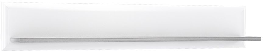 shumee Półka wisząca Dąb Nordycki Szary Biały połysk