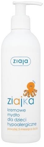 Ziaja Ziajka kremowe mydło dla dzieci hypoalergiczne powyżej 3 miesiąca życia 300ml 54667-uniw