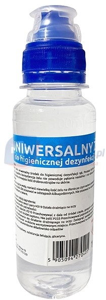 PPHU Plastpil Uniwersalny żel do higienicznej dezynfekcji rąk 100ml