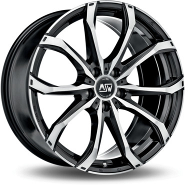 OZ Felga MSW48 BLACK MACHINED FACE 7.5x17 5x120 ET45 W19267004I56