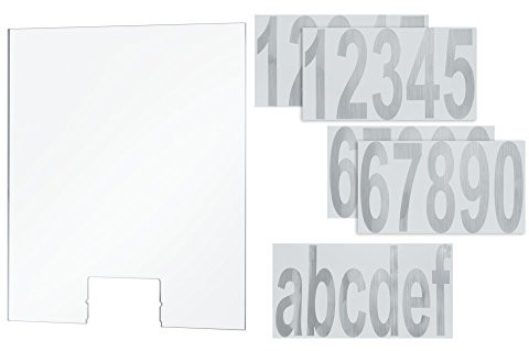 Paulmann lampy Paulmann 79674 Outdoor House Numer domu tworzywo sztuczne 79674 na zewnątrz lampa lampy akcesoria numery domów, plastik, przezroczysty, 24 x 0,4 x 20 cm 79674