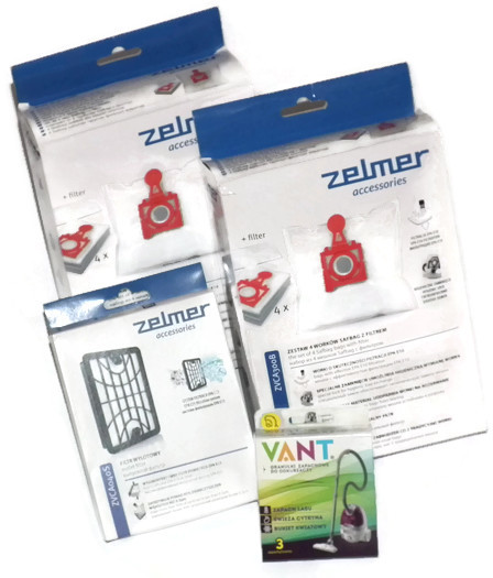 Zelmer Worki Safbag ZVCA300B Magnat +filtr+ Zapach