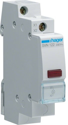 Hager detektor svn122 źródeł światła LED Czerwony 230 V AC SVN122