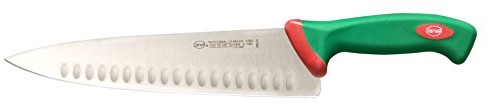 Sanelli Linia sanelli Premana Professional, nóż do krojenia z kulenschliff CM.25, stal nierdzewna, zielony i czerwony, 38.0 x 3.0 x 6.5 cm 316625