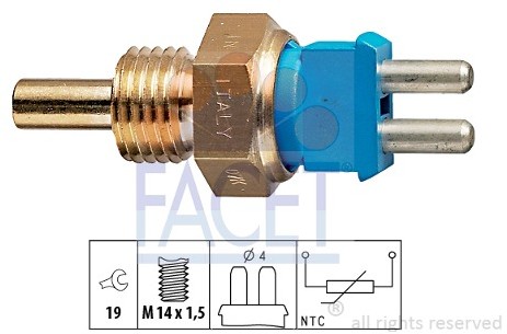 FACET Czujnik temperatury płynu chłodzącego FACET 7.3139