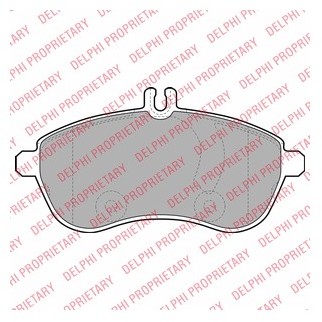 DELPHI Zestaw klocków hamulcowych, hamulce tarczowe LP2028