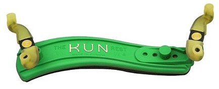 KUN Poduszka skrzypce  krowa (100C) składana (1/4 lub 1/8) mini nogi, zielona 100C