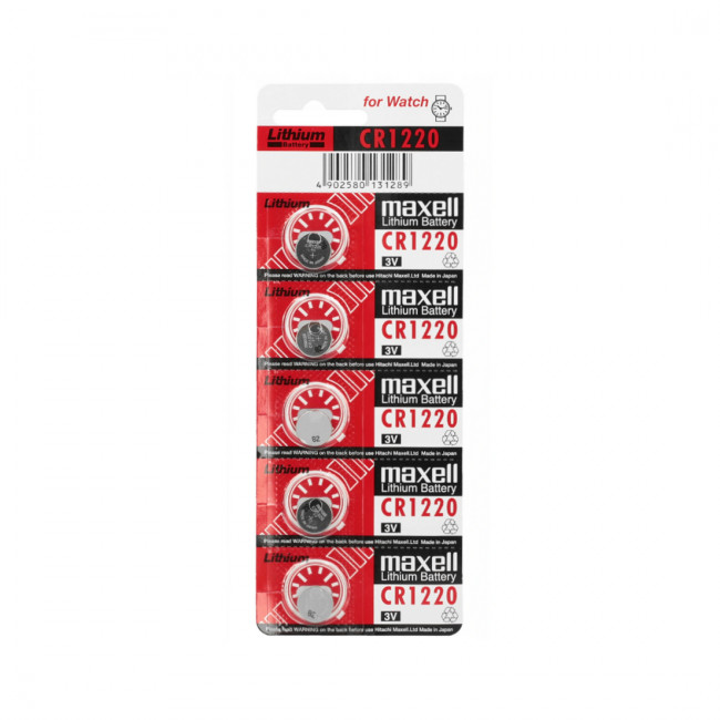 Vipow Bateria Maxell CR1220 5szt/Blist. LEC-BAT0100