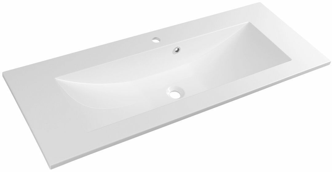 Sapho YUKON umywalka kompozytowa 120x45cm biała YU121