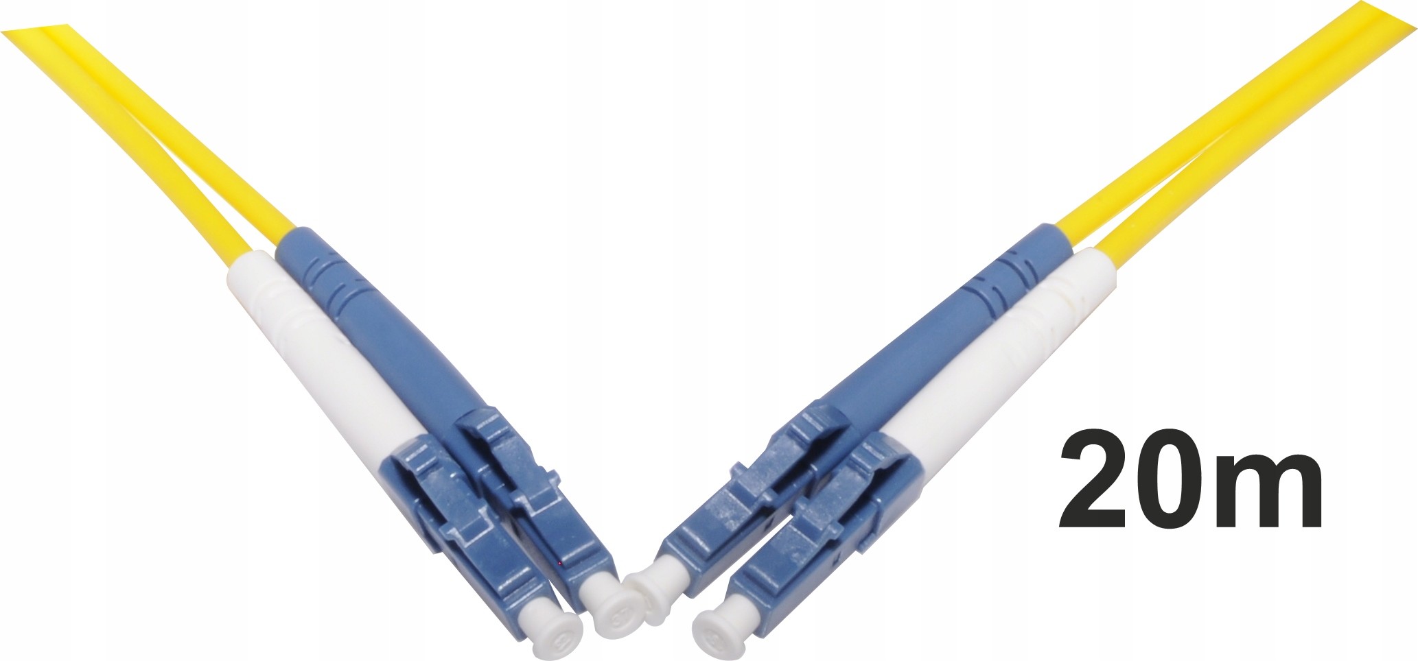 Patchcord Lc/pc-lc/pc Sm dx 2.8mm G657A1 20m