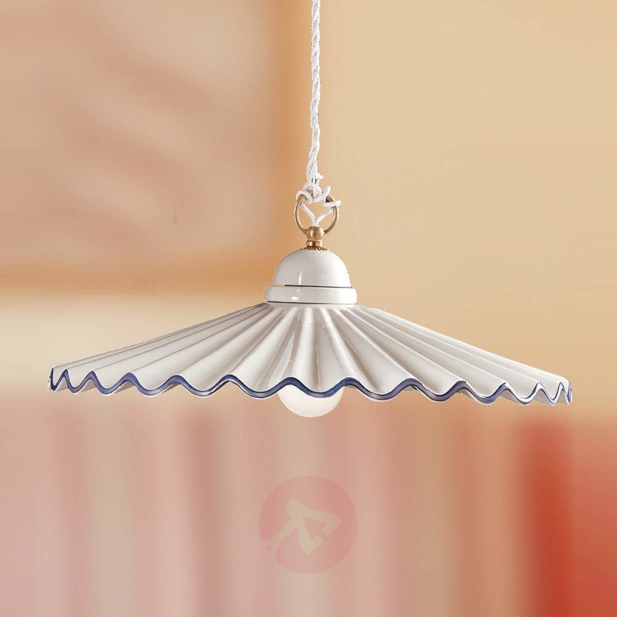 Lampa wisząca PIEGHE w stylu dworkowym 43 cm