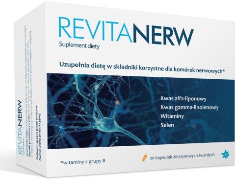 Zdjęcia - Witaminy i składniki mineralne Revitanerw kaps.twarde 20 kaps.