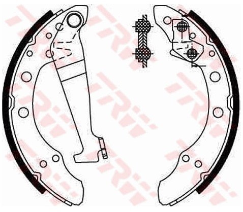 TRW Szczki hamulcowe - komplet GS8092