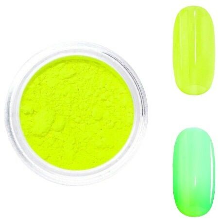 Pigment Allepaznokcie neonowy do paznokci w proszku Neon UV słoiczek 0,6 g Nr 03