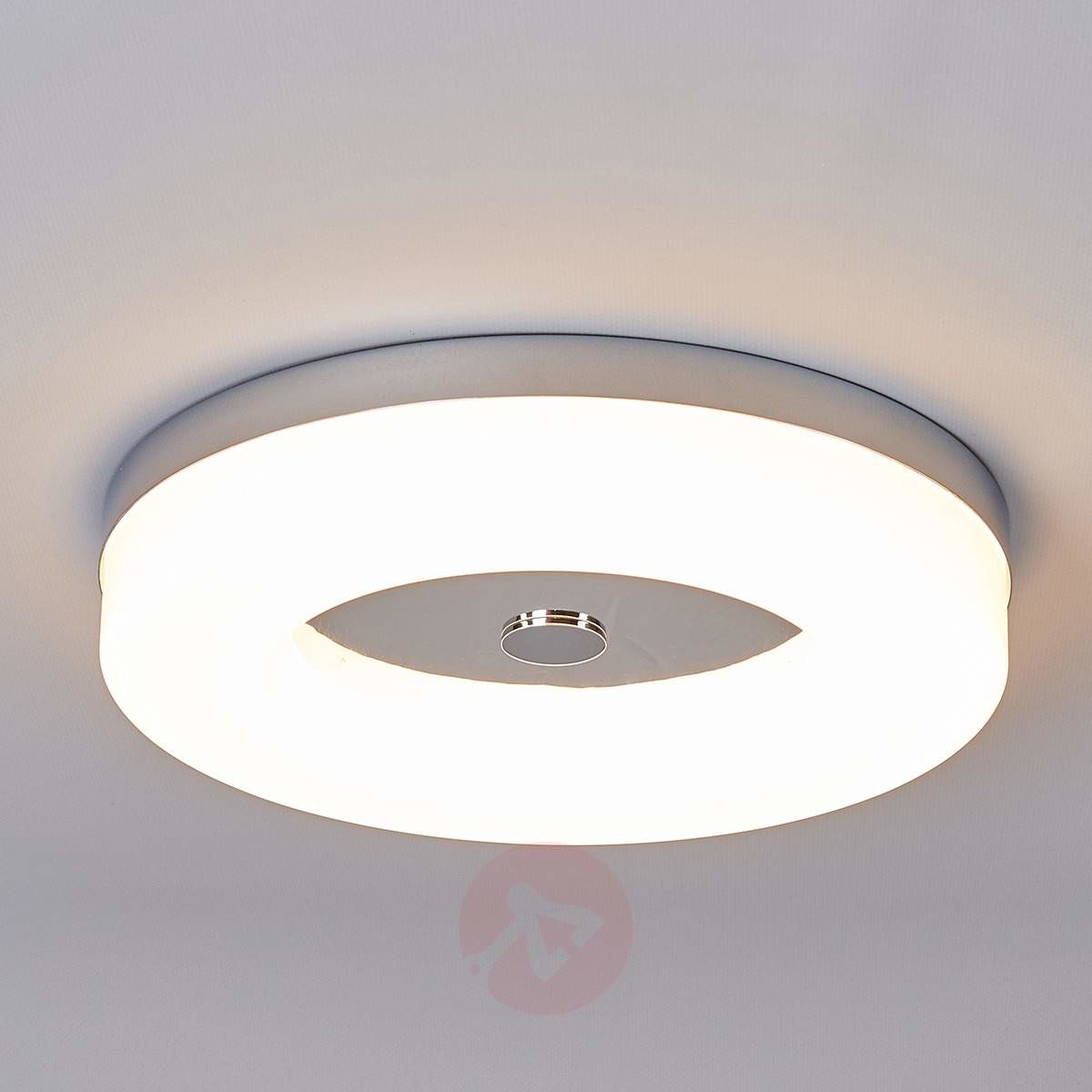 Lampenwelt Lampa sufitowa LED SHANIA w kszt. pierścienia