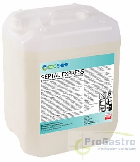 Ecoshine Eco shine Septal Express 5 L szybka dezynfekcja powierzchni i urządzeń