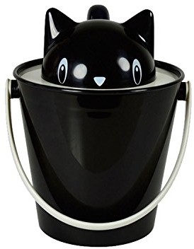 United Pets sg0101ne pojemnika na pokarmem dla kotów  cricka, czarny