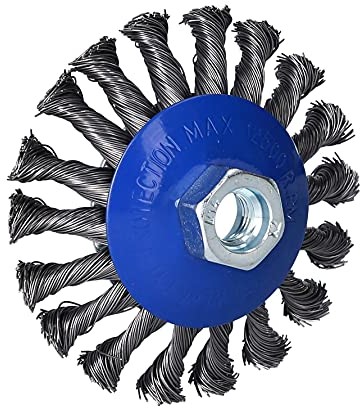 KS Tools BRILLIANT TOOLS BRILLIANT TOOLS BT103101 szczotka stożkowa, 100 mm z uchwytem M14 x 2,0 mm [Powered by KS Tools] BT103101