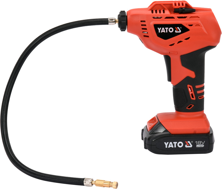 Yato PISTOLET DO POMPOWANIA 18V 1 X 2,0AH,ŁADOWARKA 1H YT-82894