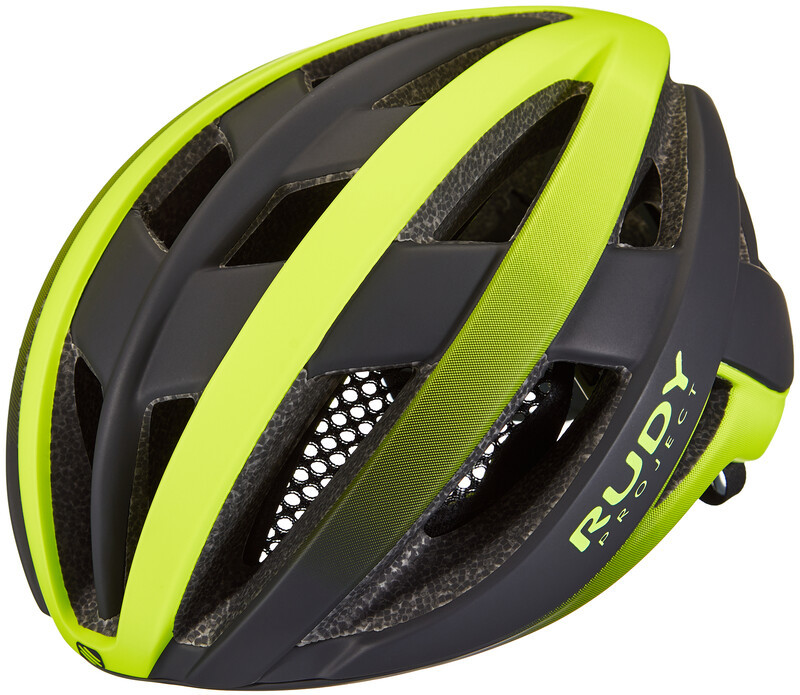 RUDY Project Project Venger Road Kask, yellow fluo/black matte S | 51-55cm 2021 Kaski szosowe HL660120