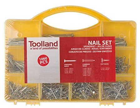 Toolland HAS13 asortyment gwoździ -1060-częściowy