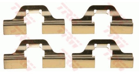 TRW Zestaw akcesoriów, klocki hamulcowe PFK405