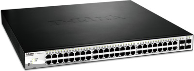 D-Link DGS-1210-52MP,48x 1Gbps Smart Sw,4x SFP