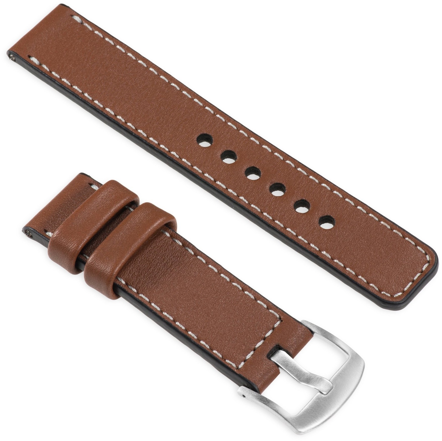 Samsung moVear Ekskluzywny Skórzany pasek 22mm do Galaxy Watch 46mm | Brązowy moVear uBand C1, produkt POLSKI SGW46U0C01SL00SLBM22B2