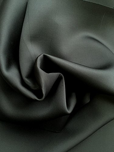 CRS Fur Fabrics Luksusowy materiał neopren Scuba garnitur tkaniny do nurkowania  czarny 8800221009842