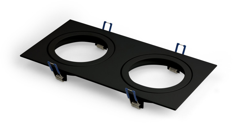 OxyLED CROSTI GAVI GU10/G53 AR111/ES111 podwójna czarna