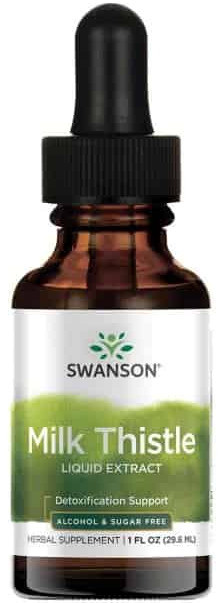 SWANSON Milk Thistle Liquid Extract (Wsparcie wątroby) 29ml