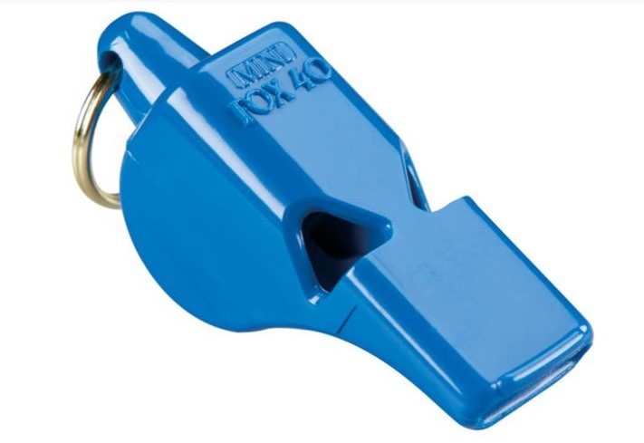 Fox Gwizdek sędziowski 40 Mini Safety niebieski 9803-0508