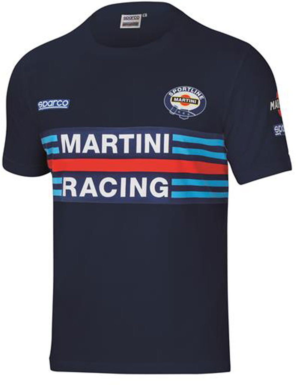 Sparco Koszulka t-shirt męska Martini Racing navy 01274MRBM1S