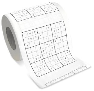 Thumbs Up Papier toaletowy Sudoku  Let's Play... SUDROLL