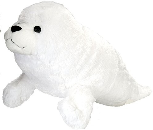 Wild Republic Jumbo Baby Harp Seal Szczeniak olbrzymia pluszowa miękka zabawka, prezenty dla dzieci, 76 cm 16486