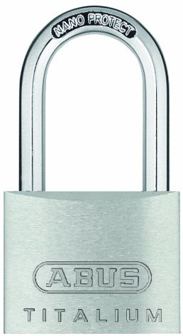Abus ABUS 64TI/40hb40 40 X 40 MM Titalium kłódkę z długim uchwytem Keyed ka6412
