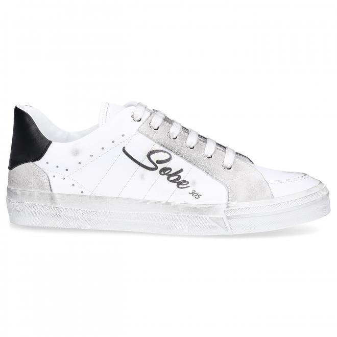 305 SOBE Trampki niskie LAKERS skóra cielęca - 305 SOBE