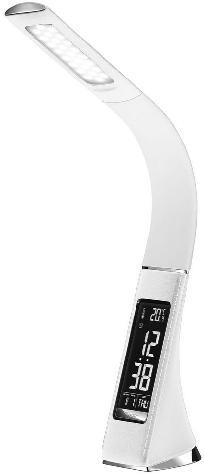 Immax LED Ściemnialna lampa stołowa z wyświetlaczem LED/6,5W/5V biała