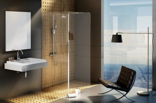 Ravak ścianki wolnostojące Walk In Corner 120/80/200 h Polerowane aluminium + Transparent GW1CG4C00Z1 GW1CG4C00Z1